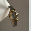 Women's Antique Retro Watch With Pu Belt And Metal Case