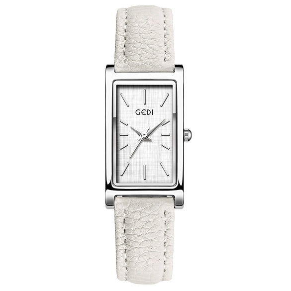 Women's Antique Simple Rectangular Retro Gold Alloy Watch With Belt And Quartz Movement