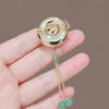 Women's Antique Tassel Brooch Alloy Electroplated Cheongsam Accessories