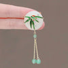 Women's Antique Tassel Brooch Alloy Electroplated Cheongsam Accessories