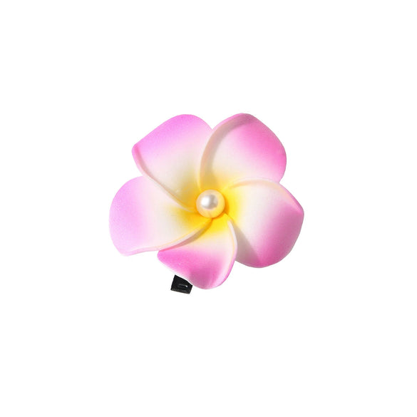 Women's Artificial Leather Handmade Simulation Egg Flower Side Clip Hair Accessories