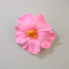 Women's Artificial Leather Handmade Simulation Egg Flower Side Clip Hair Accessories