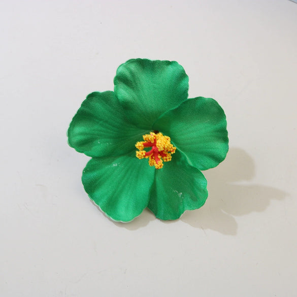 Women's Artificial Leather Handmade Simulation Egg Flower Side Clip Hair Accessories