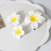 Women's Artificial Leather Handmade Simulation Egg Flower Side Clip Hair Accessories
