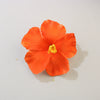 Women's Artificial Leather Handmade Simulation Egg Flower Side Clip Hair Accessories