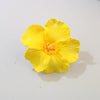 Women's Artificial Leather Handmade Simulation Egg Flower Side Clip Hair Accessories