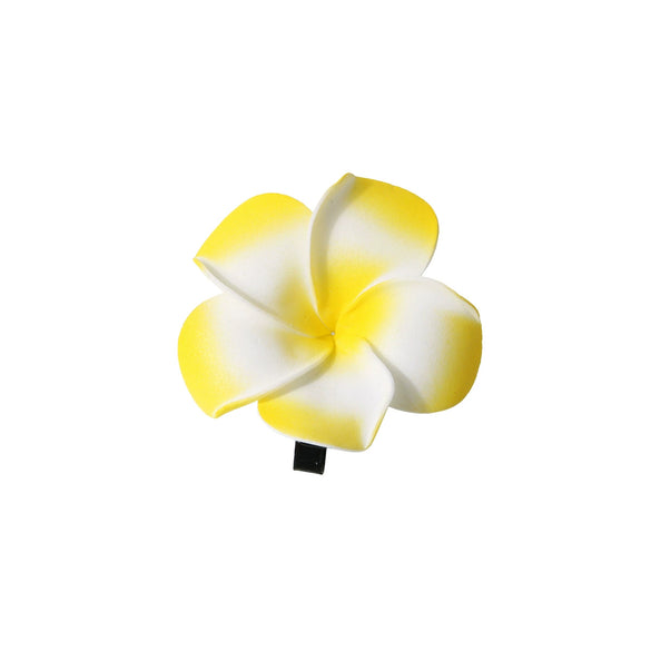 Women's Artificial Leather Handmade Simulation Egg Flower Side Clip Hair Accessories