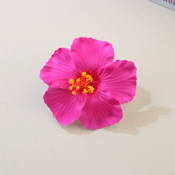 Women's Artificial Leather Handmade Simulation Egg Flower Side Clip Hair Accessories