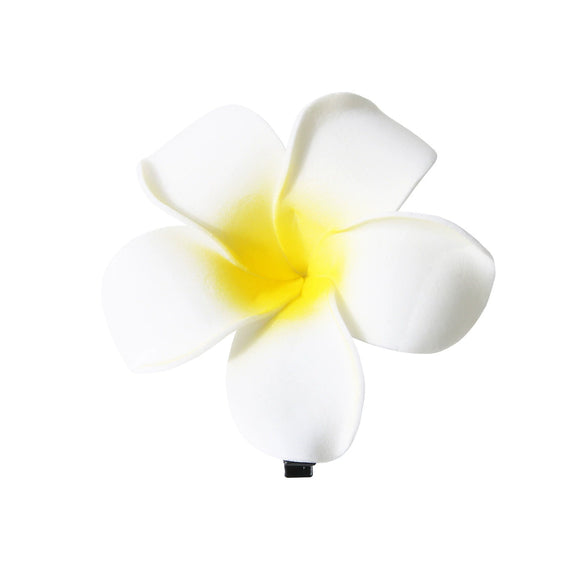 Women's Artificial Leather Handmade Simulation Egg Flower Side Clip Hair Accessories
