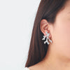 Women's Asymmetrical Fashion Geometric Zinc Alloy Earrings With Electroplating