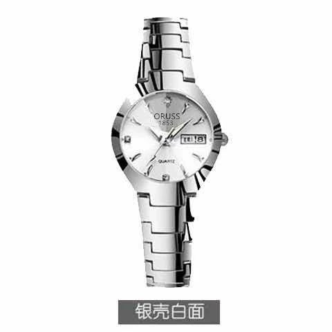 Women's Automatic Movement Watch Alloy Case And Strap Mineral Strengthened Glass Mirror Business Style Luminous Waterproof
