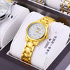 Women's Automatic Nonmechanical Fashion Watch Alloy Case And Strap Round Dial Waterproof