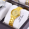 Women's Automatic Nonmechanical Fashion Watch Alloy Case And Strap Round Dial Waterproof
