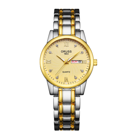 Women's Automatic Nonmechanical Fashion Watch Alloy Case And Strap Round Dial Waterproof