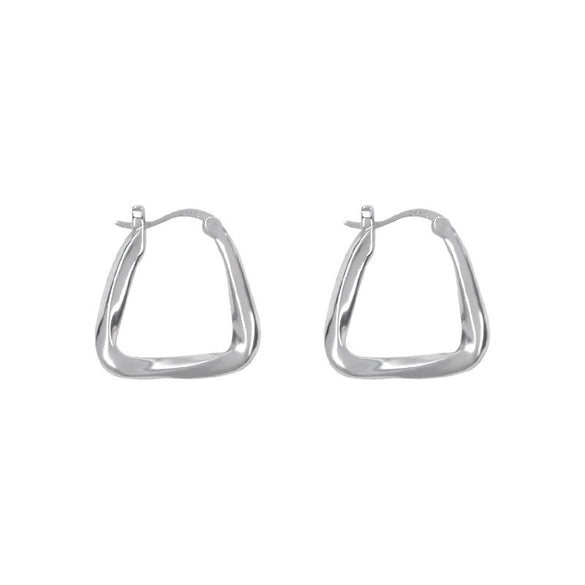 Women's Autumn And Winter Elegant Niche French Earrings Metal Geometric Electroplated Ear Studs