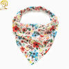 Women's Baotou Triangular Cloth Headscarf With Geometric Pattern And Elastical Band