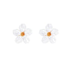 Women's Baroque Retro Alloy Pearl Flower Electroplated Earrings