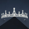 Women's Baroque Rhinestone Crown Alloy Headband Bridal Hair Accessory For Wedding And Photography