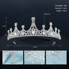 Women's Baroque Rhinestone Crown Alloy Headband Bridal Hair Accessory For Wedding And Photography