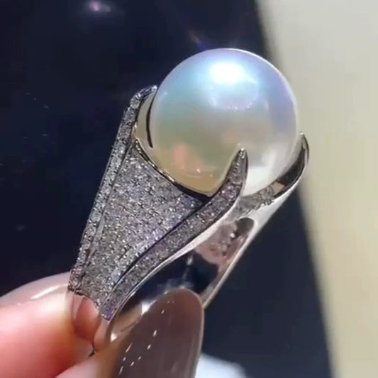 Women's Baroque Style Copper Bracelet With Zircon And Artificial Pearl
