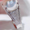 Women's Baroque Style Copper Bracelet With Zircon And Artificial Pearl
