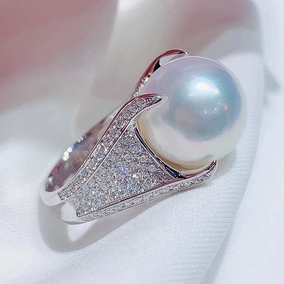 Women's Baroque Style Copper Bracelet With Zircon And Artificial Pearl
