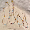 Women's Beaded Alloy Necklace With Geometric Pattern And Electroplating Treatment