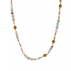 Women's Beaded Alloy Necklace With Geometric Pattern And Electroplating Treatment