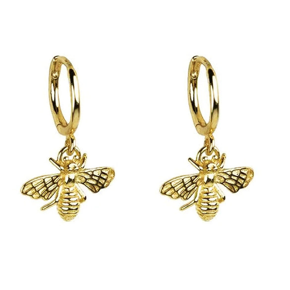 Women's Bee Earrings Copper Minimalist Animal Zodiac Geometric Jewelry