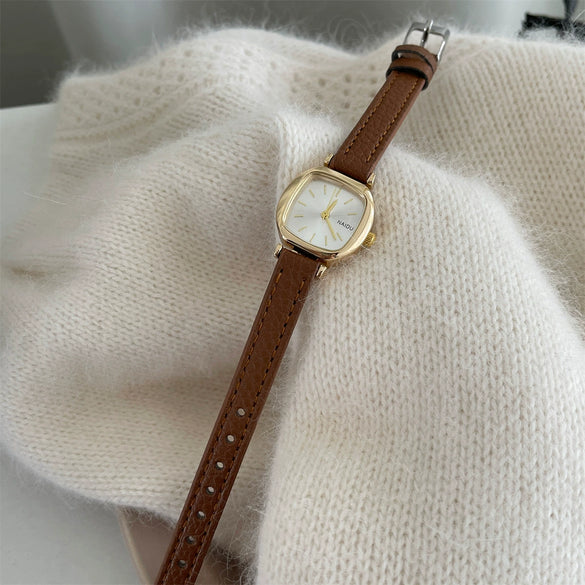 Women's Belt Watch Alloy Case Belt Strap Square Dial Fashion Style
