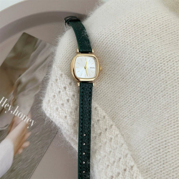 Women's Belt Watch Alloy Case Belt Strap Square Dial Fashion Style