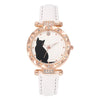 Women's Belt Watch Alloy Case Imitation Leather Strap Stainless Steel Clasp Round Dial Leisure Style