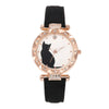 Women's Belt Watch Alloy Case Imitation Leather Strap Stainless Steel Clasp Round Dial Leisure Style