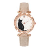 Women's Belt Watch Alloy Case Imitation Leather Strap Stainless Steel Clasp Round Dial Leisure Style