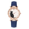 Women's Belt Watch Alloy Case Imitation Leather Strap Stainless Steel Clasp Round Dial Leisure Style