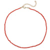 Women's Bohemian Handmade Rice Bead Geometric Short Choker Necklace