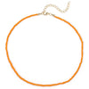 Women's Bohemian Handmade Rice Bead Geometric Short Choker Necklace
