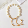 Women's Bohemian Natural Shell Handwoven Geometric Fivepointed Star Beaded Love Bracelet Jewelry