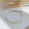 Women's Bohemian Natural Shell Handwoven Geometric Fivepointed Star Beaded Love Bracelet Jewelry