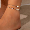 Women's Bohemian Plastic And Resin Anklet With Ocean Wind Shell Starfish Turtle And Animal Patterns