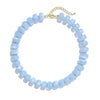 Women's Bohemian Resin Beaded Necklace With Geometric Pendant Ball Chain And Electroplated Casual Fashion Jewelry