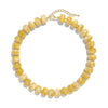 Women's Bohemian Resin Beaded Necklace With Geometric Pendant Ball Chain And Electroplated Casual Fashion Jewelry