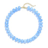 Women's Bohemian Resin Beaded Necklace With Geometric Pendant Ball Chain And Electroplated Casual Fashion Jewelry