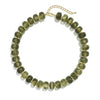 Women's Bohemian Resin Beaded Necklace With Geometric Pendant Ball Chain And Electroplated Casual Fashion Jewelry