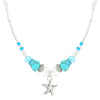 Women's Bohemian Starfish Conch Beaded Shell Clavicle Chain Handmade Alloy Necklace