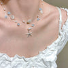 Women's Bohemian Starfish Conch Beaded Shell Clavicle Chain Handmade Alloy Necklace
