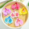 Women's Bohemian Style Fabric Hibiscus Flower Handmade Duckbill Clip Hairpin