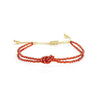 Women's Bohemian Style Glass And Glaze Beaded Handwoven Geometric Bracelet