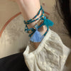 Women's Bohemian Style Handmade Multi Layer Rice Beads Geometric Bracelet Jewelry