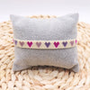 Women's Bohemian Style Heart Glass And Glaze Beads Purely Handmade Bracelet
